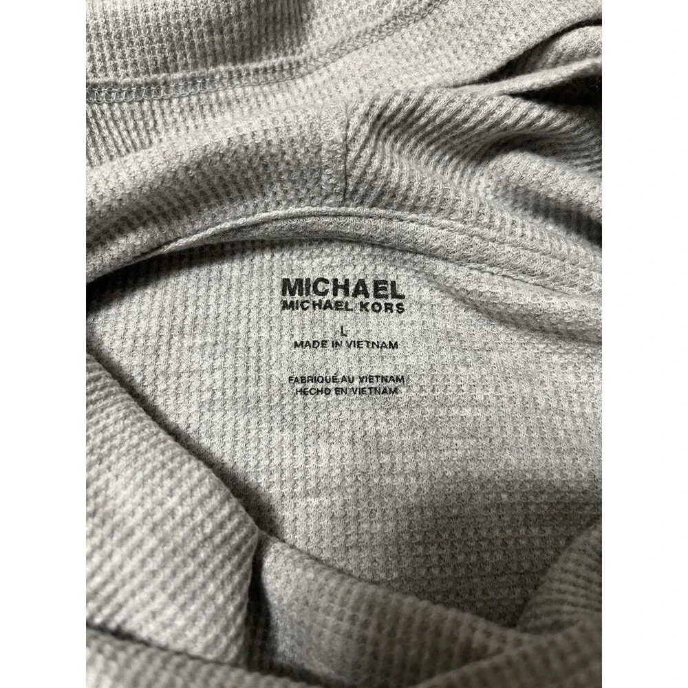 Michael Kors Women's  Rhinestone MK Logo Pullover Hoodie Size Large